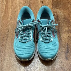 Brooks Ariel GTS US 9.5 Wide D Aqua Teal Cushioned Athletic Sneakers